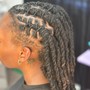 Loc Retwist and Style (arm pit length)