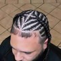 Men cornrows