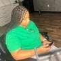 Knotless senegalese twists