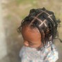 toddler natural styles (braids and beads)