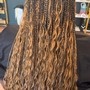 Medium Knotless  Braids