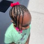 Kids braids/ hair added