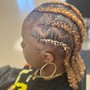 Large Stitch Cornrows