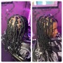 Cornrow Braids w/ Design (natural hair)