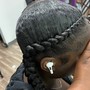 Bohemian Box Braids(Mid-back or Long)