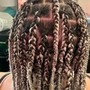 Large Knotless Braids