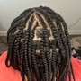 Large Knotless Braids