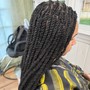 Individual braids with Natural hair