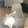 Boho knotless Senegalese twist