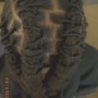 Loc retwist with maintenance