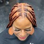 Medium Knotless Braids (waist length)