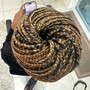 Large knotless twist