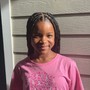 Kids Medium knotless Braids