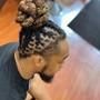 Wash retwist and styling with weave