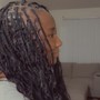 mini small Knotless Braids/boho