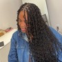 Large knotless braids