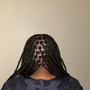 Large knotless braids