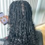 Large Knotless Braids