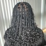 Large Knotless Braids