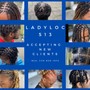 Instant Locs w/Extensions (med)