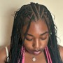 Knee Length Stitch Braids