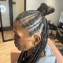 Two strand twist with added hair