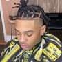 Dreadlocks + taper and line up