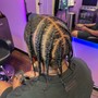 Men’s Box Braids with Beads