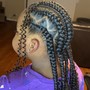 Medium Straight Back Braids (Hair Included-1,1B,2,4)