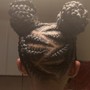 Braids with extensions (Beads or Curls) Hair is included-1,1B,2,4