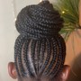 Braids with designs (no extensions)