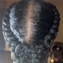 Braided Updo (Hair Included-1,1B,2,4)