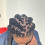 Sister locs retwist