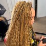 Knotless Large box braids