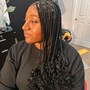 Knotless Large box braids