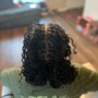 Hair extensions added to locs