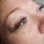 Eyelash lift and tint