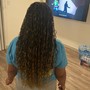 Boho knotless Braids