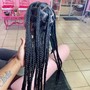 Medium knotless Braids