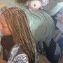 Small Knotless Braids