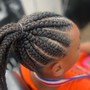 Kid's Braided ponytail