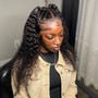 Closure wig install