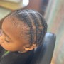 Kid's Braids w/ hair added (ages 3 to 6)