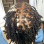 Locs styled