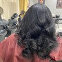 Shampoo/condition Blow Dry