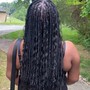 Large knotless braids