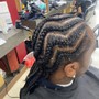 Men’s braid styles (Cornrow)