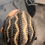 Half sewin Half stitch braids