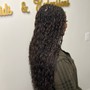 Smedium knotless Braids