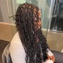 Smedium knotless Braids